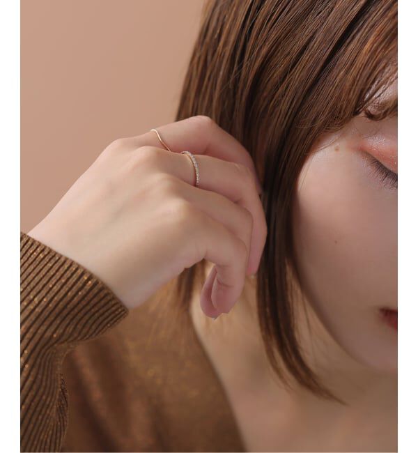 Lilas by Spick&Span「ダイヤハーフエタニティーリング K10」|リング|