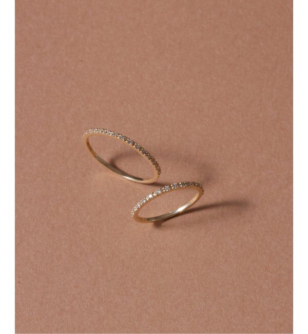 Lilas by Spick&Span「ダイヤハーフエタニティーリング K10」|リング|