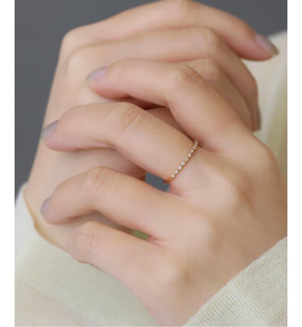 Lilas by Spick&Span「ダイヤハーフエタニティーリング K18」|リング|