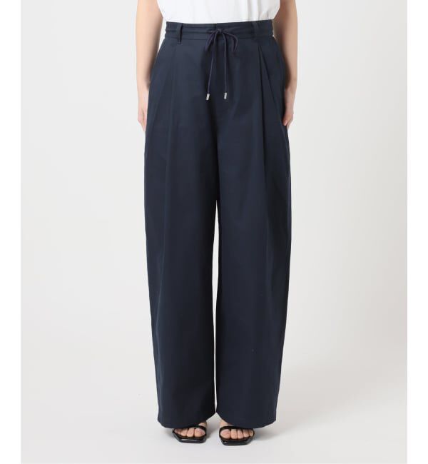 U by SPICK&SPAN「《予約》ルーズタックチノパンツ」|チノ|