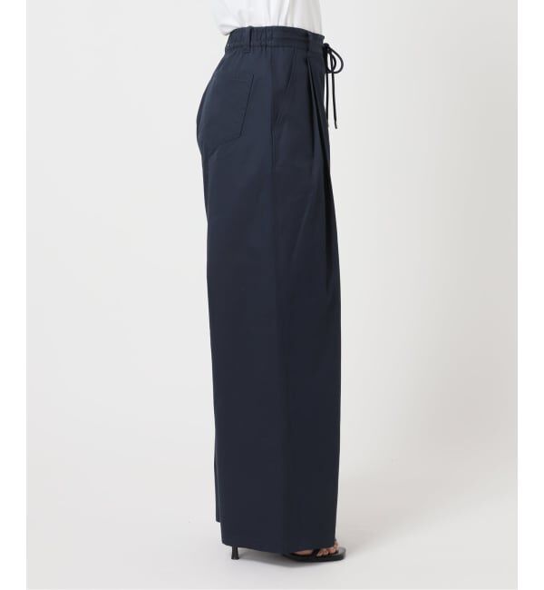 U by SPICK&SPAN「《予約》ルーズタックチノパンツ」|チノ|