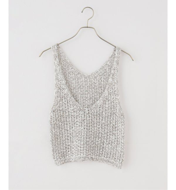 NOBLE「Mixカノコ ジレ」|ベスト・ジレ|ブラウン