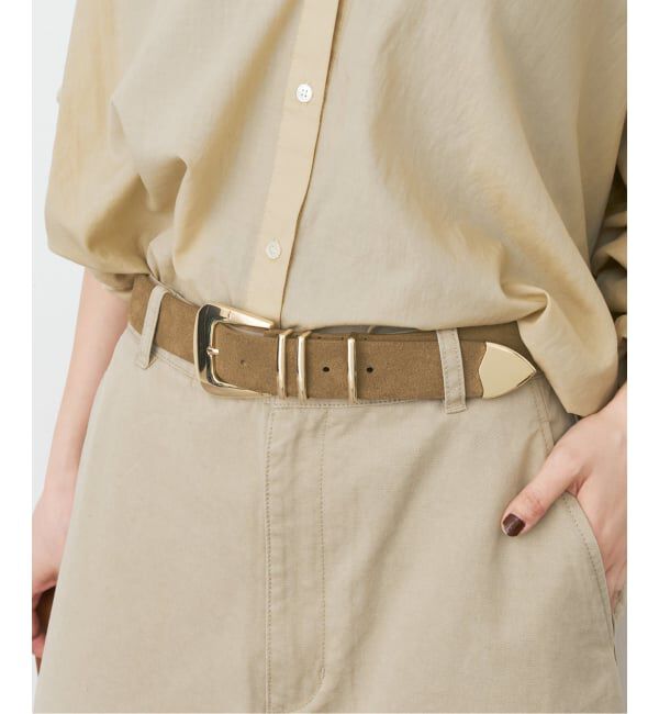 Spick and Span「ATELIER AMBOISE / アトリエ アンボワーズ 金具付きベルト」|ベルト|