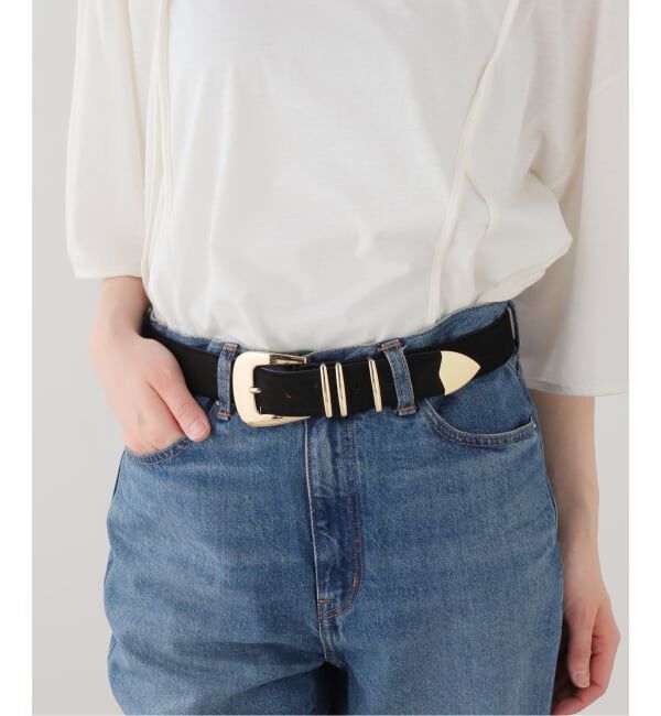 Spick and Span「ATELIER AMBOISE / アトリエ アンボワーズ 金具付きベルト」|ベルト|