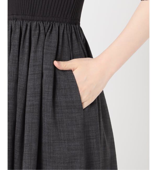 NOBLE「《追加・新色》フロントジップドッキングワンピース」|ワンピース|