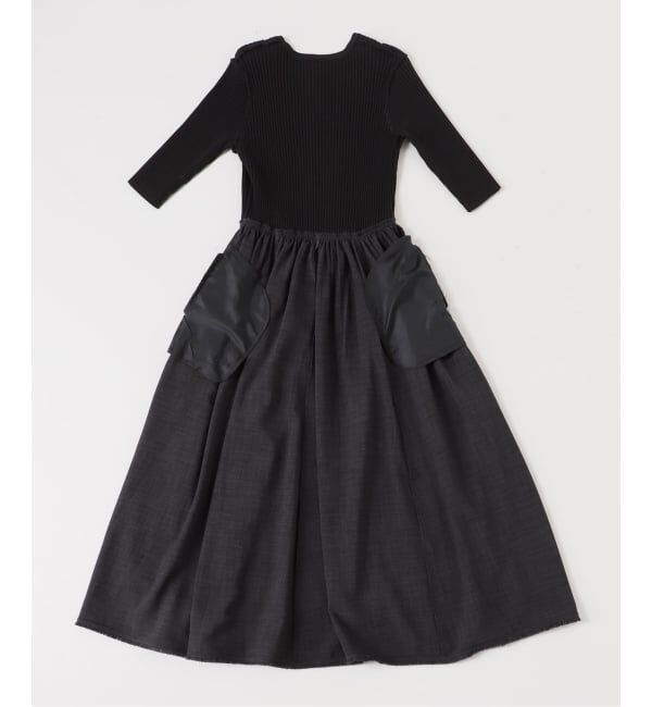 NOBLE「《追加・新色》フロントジップドッキングワンピース」|ワンピース|