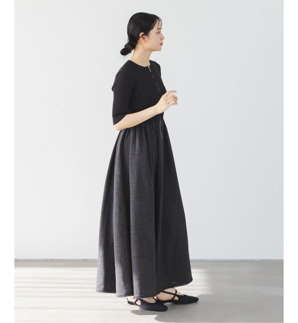 NOBLE「《追加・新色》フロントジップドッキングワンピース」|ワンピース|