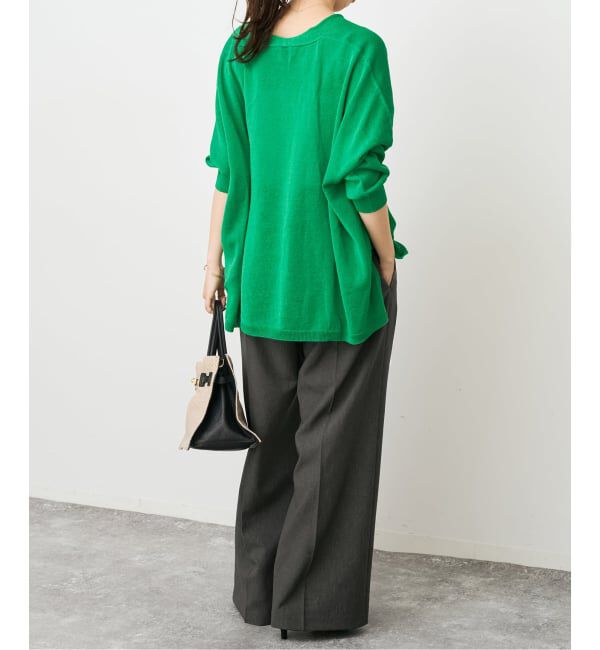 Spick and Span「PEウォッシャブルイージースラックスパンツ」|スラックス|