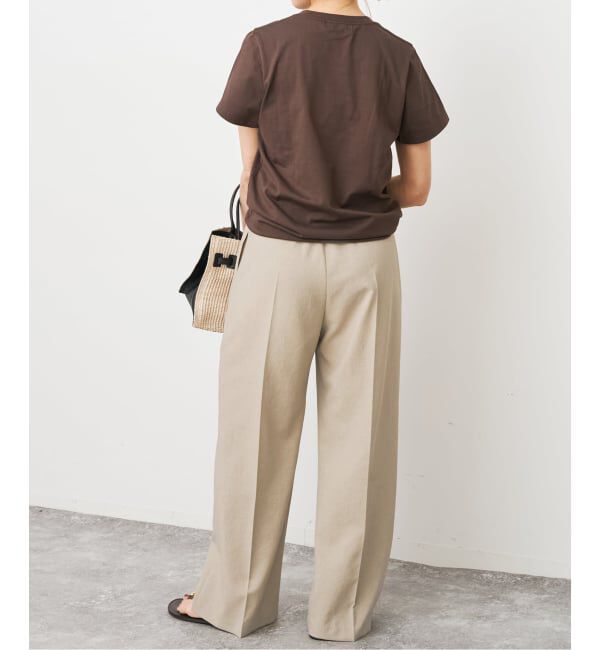 Spick and Span「PEウォッシャブルイージースラックスパンツ」|スラックス|