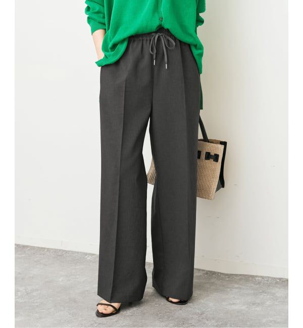 Spick and Span「PEウォッシャブルイージースラックスパンツ」|スラックス|