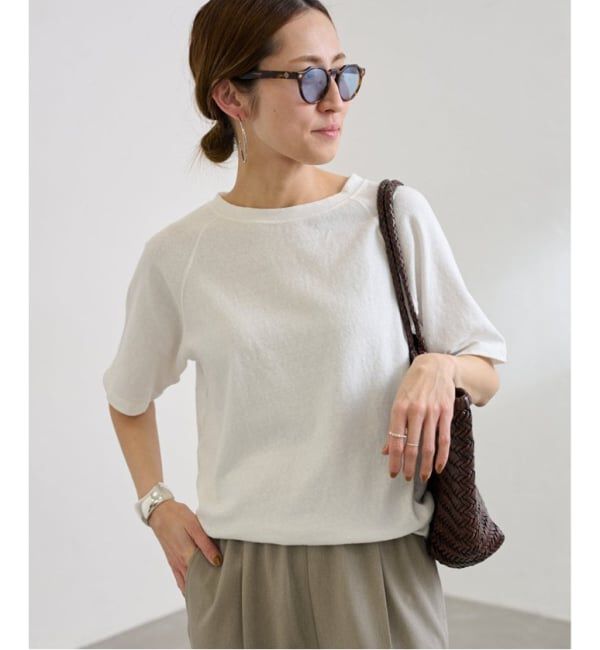 FRAMeWORK「≪新色 / 追加予約≫スラブ天竺ラグランTEE」|Tシャツ・カットソー|