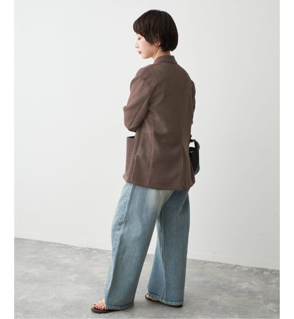 Spick and Span「《手洗い可》ブラーカラミ ルーズジャケット」|その他|