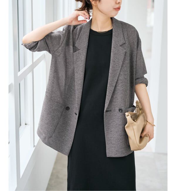 Spick and Span「《手洗い可》ブラーカラミ ルーズジャケット」|その他|