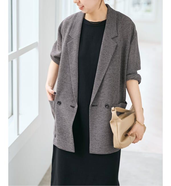 Spick and Span「《手洗い可》ブラーカラミ ルーズジャケット」|その他|