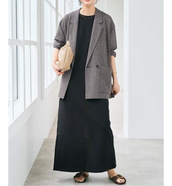 Spick and Span「《手洗い可》ブラーカラミ ルーズジャケット」|その他|