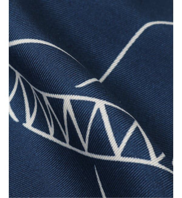 NOBLE「sense the pebble/センスザぺブル シルクスカーフ(ネイビー)」|バンダナ・スカーフ|