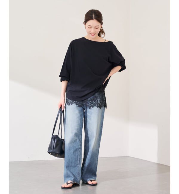 FRAMeWORK「レースサテンキャミソール」|キャミソール|