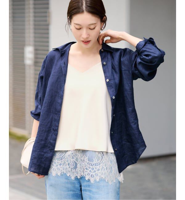 FRAMeWORK「レースサテンキャミソール」|キャミソール|