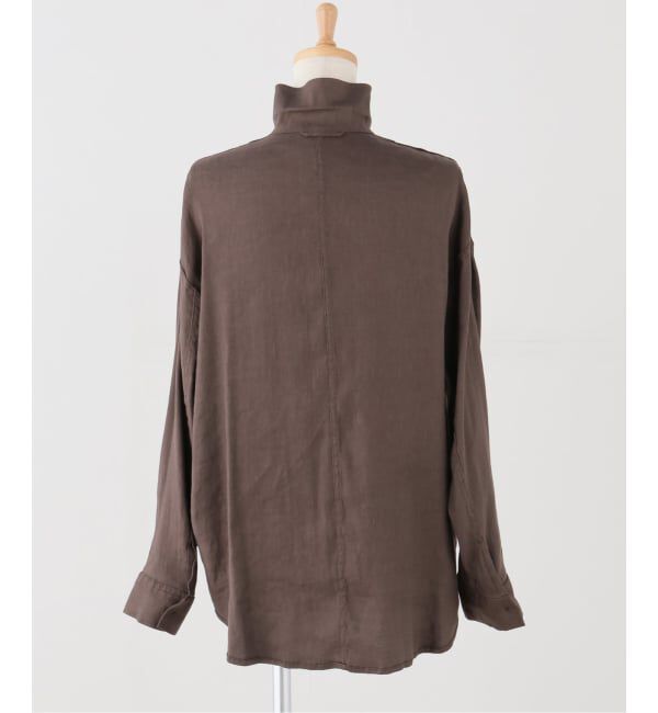 Spick and Span「《洗濯機洗い可》リネンミックスストレッチシャツジャケット」|その他|