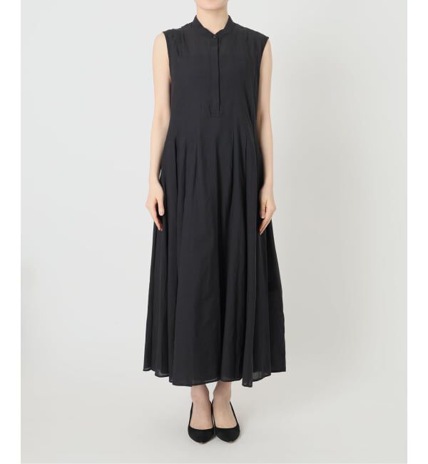 Spick and Span「《手洗い可 / 予約》C/Rボイルタックノースリーブワンピース」|ワンピース|