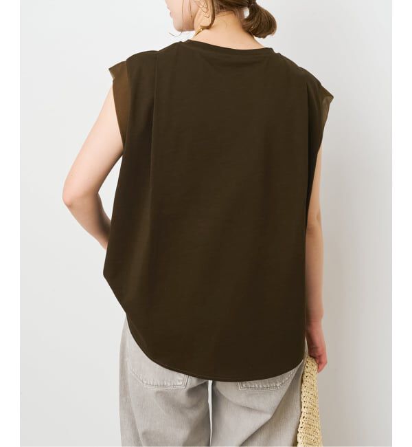 Spick and Span「《予約》オーガンジーコンビルーズプルオーバー」|Tシャツ・カットソー|