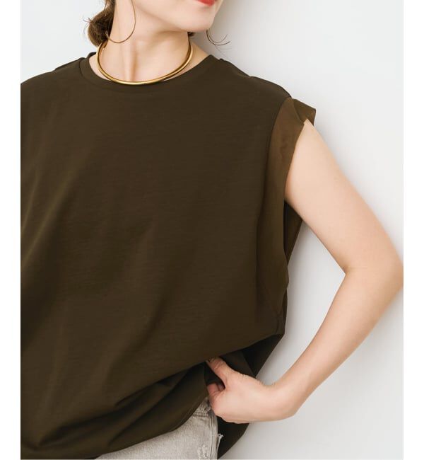 Spick and Span「《予約》オーガンジーコンビルーズプルオーバー」|Tシャツ・カットソー|