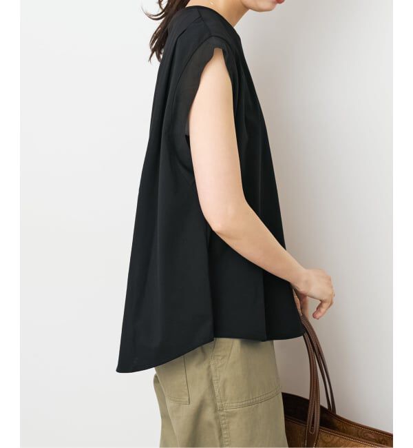 Spick and Span「《予約》オーガンジーコンビルーズプルオーバー」|Tシャツ・カットソー|