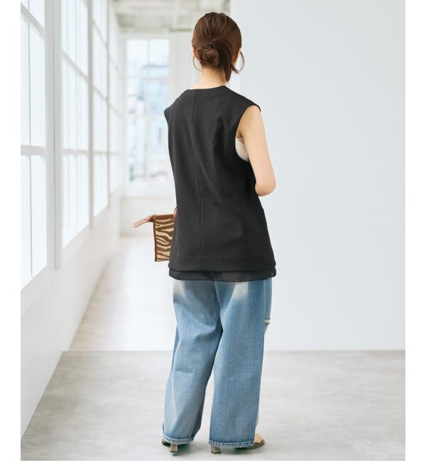 Spick and Span「シアーレイヤードジレ」|その他|