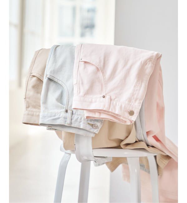 U by SPICK&SPAN「《追加予約》カラールーズデニム」|デニム|