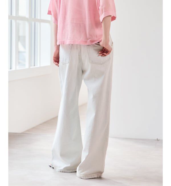 U by SPICK&SPAN「《追加予約》カラールーズデニム」|デニム|