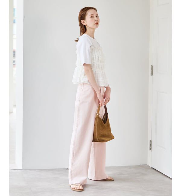 U by SPICK&SPAN「《追加予約》カラールーズデニム」|デニム|