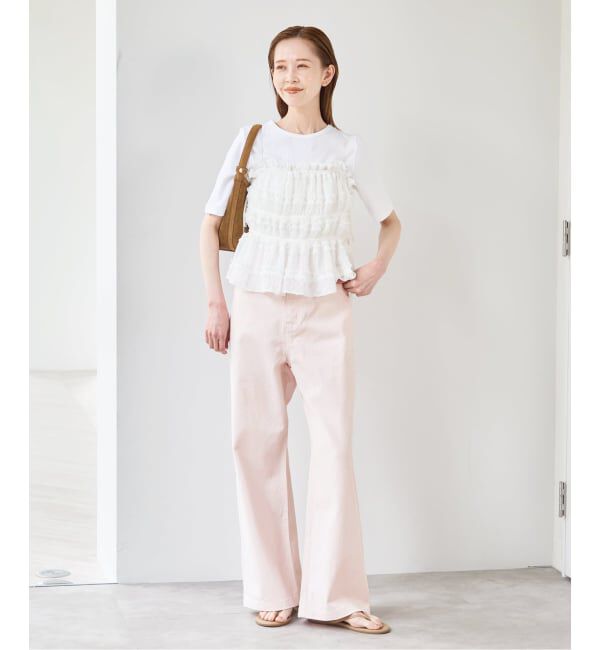 U by SPICK&SPAN「《追加予約》カラールーズデニム」|デニム|