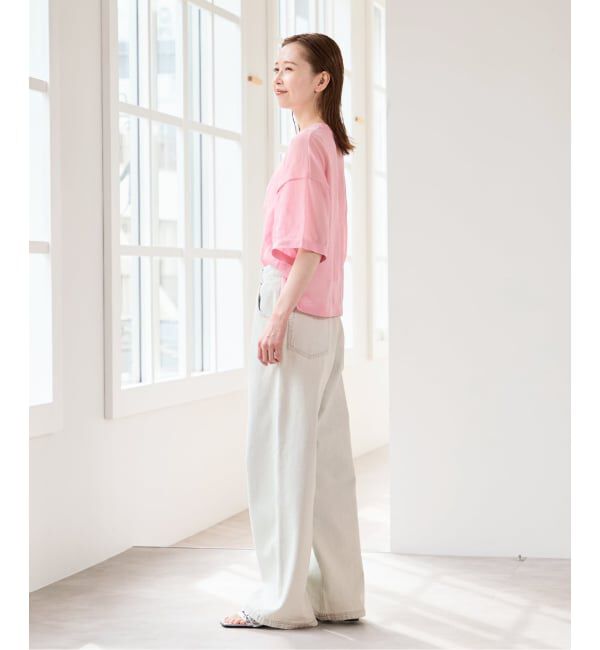 U by SPICK&SPAN「《追加予約》カラールーズデニム」|デニム|