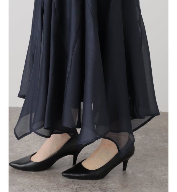  「【洗える】シアーランダムヘムスカート」|スカート|