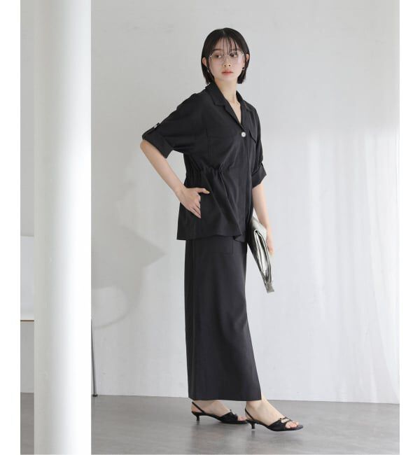  「【洗える】リネン混ワークシャツジャケット」|その他|