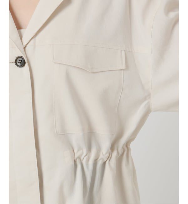  「【洗える】リネン混ワークシャツジャケット」|その他|