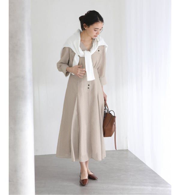  「【洗える】ポケットシャツワンピース」|ワンピース|