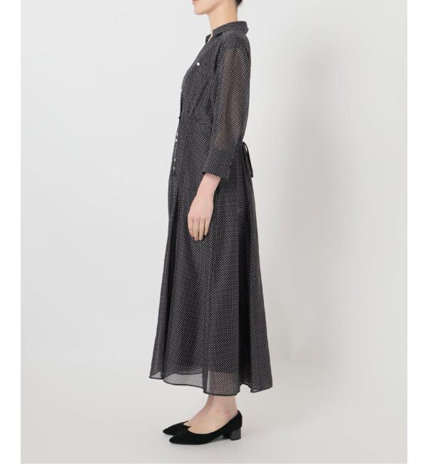  「【洗える】ポケットシャツワンピース」|ワンピース|