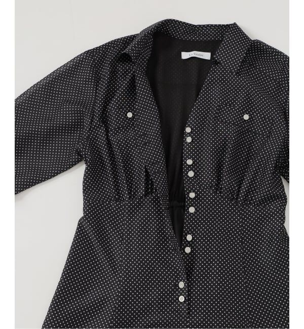  「【洗える】ポケットシャツワンピース」|ワンピース|