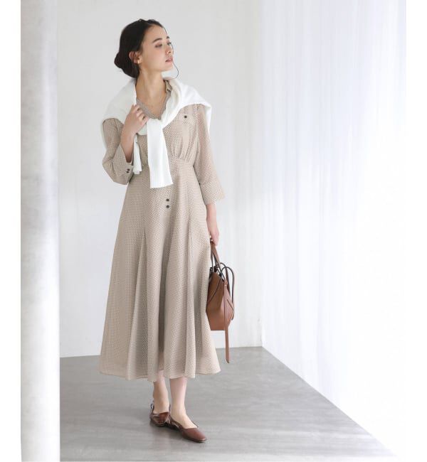  「【洗える】ポケットシャツワンピース」|ワンピース|