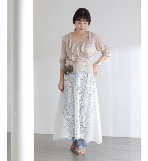  「【洗える】TORRAZZO DONNA/トラッゾドンナ 別注レーススカート」|スカート|