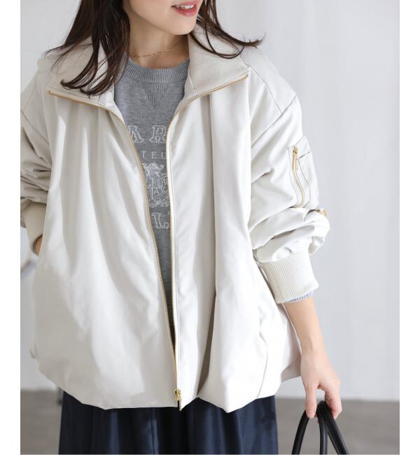  「【洗える】中綿バルーンブルゾン」|その他|