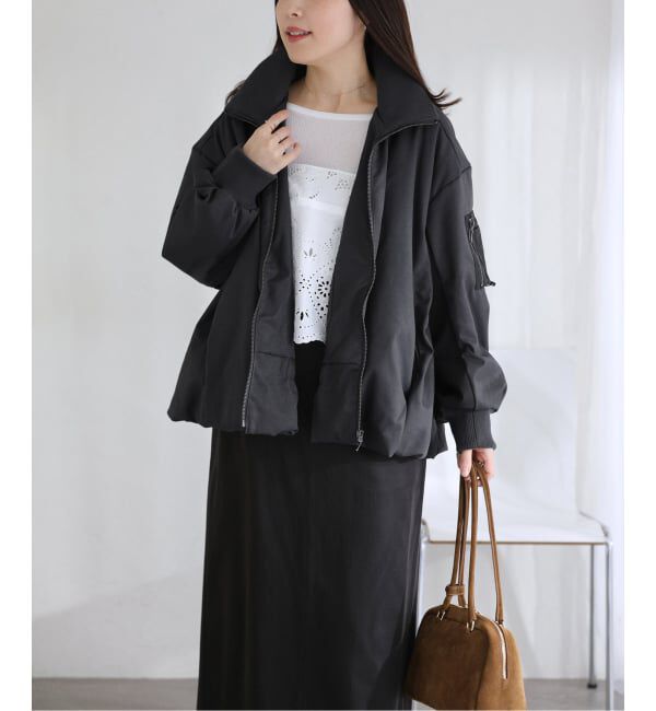  「【洗える】中綿バルーンブルゾン」|その他|