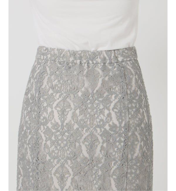 「【洗える】マーメイドレーススカート」|スカート|