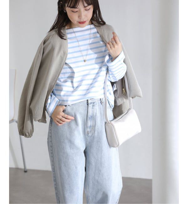  「【洗える】LE MINOR/ルミノア 別注ボーダープルオーバー」|Tシャツ・カットソー|