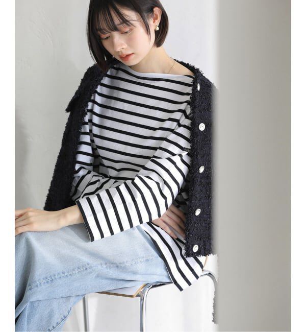  「【洗える】LE MINOR/ルミノア 別注ボーダープルオーバー」|Tシャツ・カットソー|