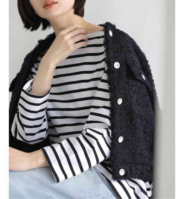  「【洗える】LE MINOR/ルミノア 別注ボーダープルオーバー」|Tシャツ・カットソー|