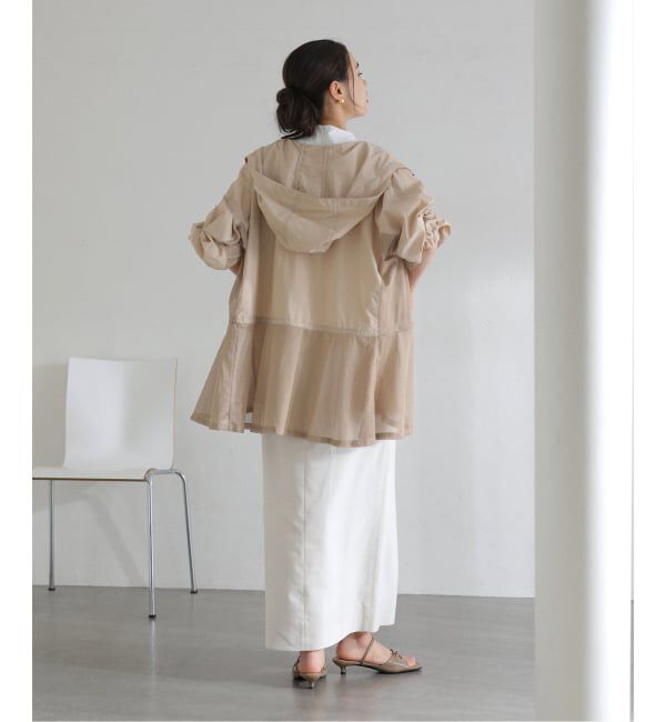  「【洗える】Mewl / ミュール シアーUVカットパーカー」|ブルゾン・スタジャン|