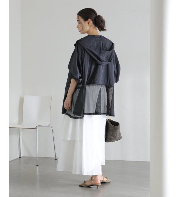  「【洗える】Mewl / ミュール シアーUVカットパーカー」|ブルゾン・スタジャン|