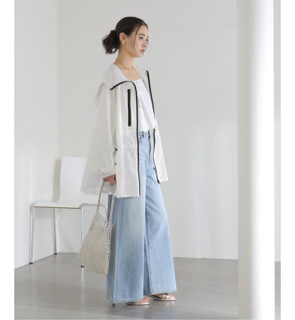  「【洗える】Mewl / ミュール シアーUVカットパーカー」|ブルゾン・スタジャン|